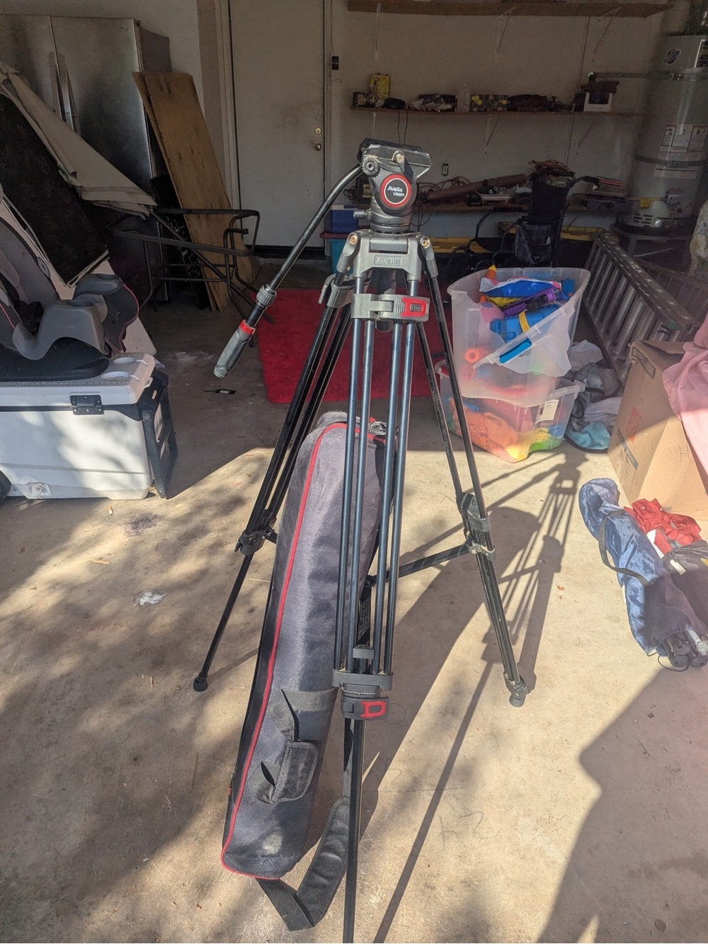 Avella VH501 Professional Video Tripod – 72” Heavy Duty